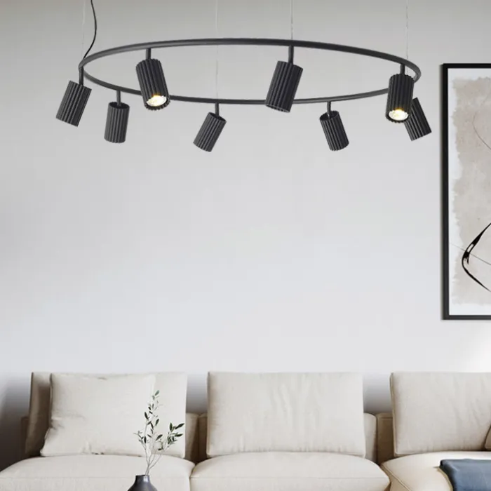 Подвесная люстра MAISY D60 Black от ImperiumLoft