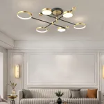 Потолочная люстра MARSA L4 Gold от ImperiumLoft