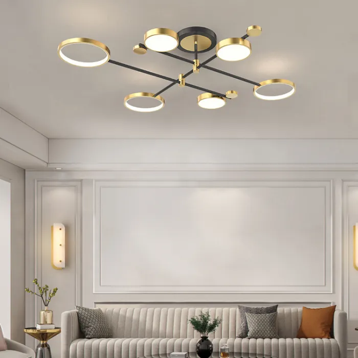 Потолочная люстра MARSA L4 Gold от ImperiumLoft