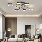 Потолочная люстра MARSA L4 Gold от ImperiumLoft