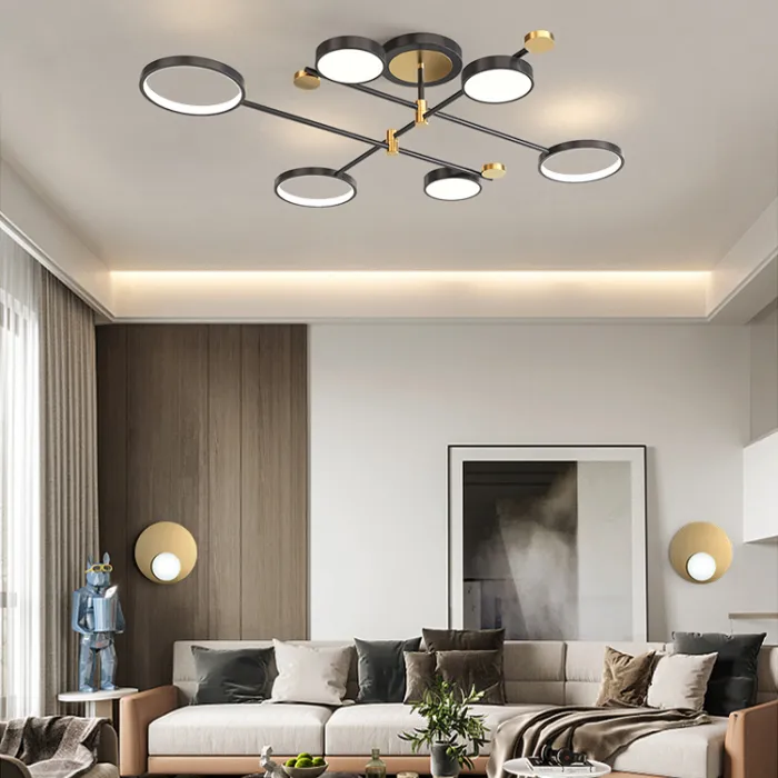 Потолочная люстра MARSA L4 Gold от ImperiumLoft