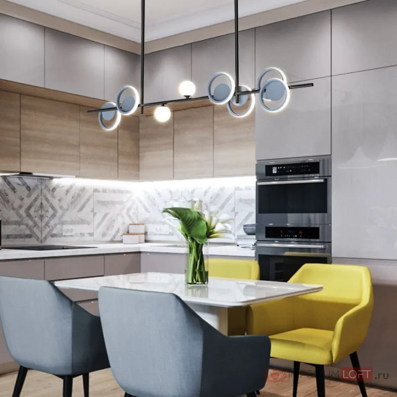 Потолочный светильник ANSTEN L1 Grey Black от ImperiumLoft