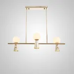 Потолочный светильник ABELINA LONG L6 Gold White от ImperiumLoft