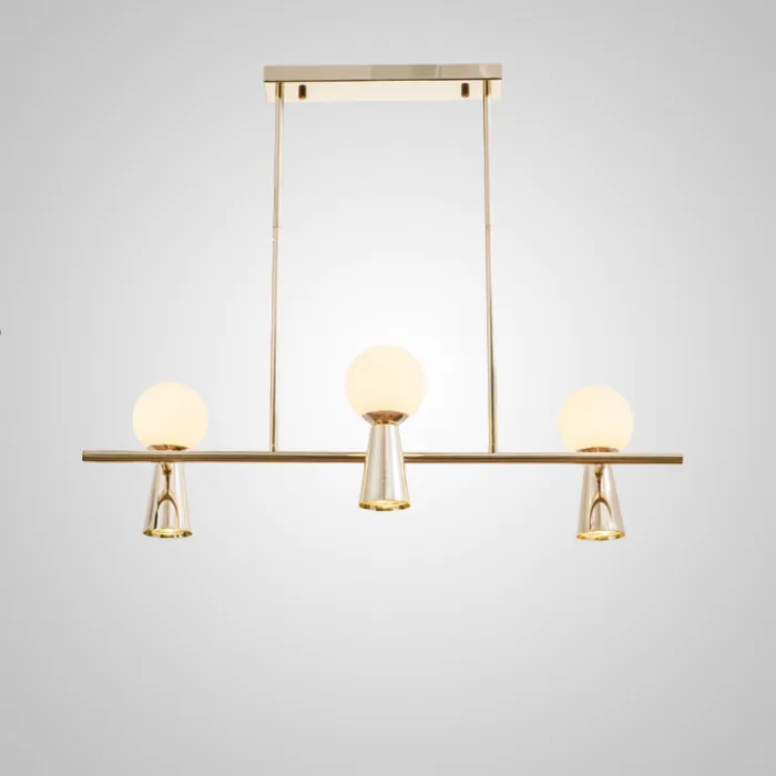 Потолочный светильник ABELINA LONG L6 Gold White от ImperiumLoft