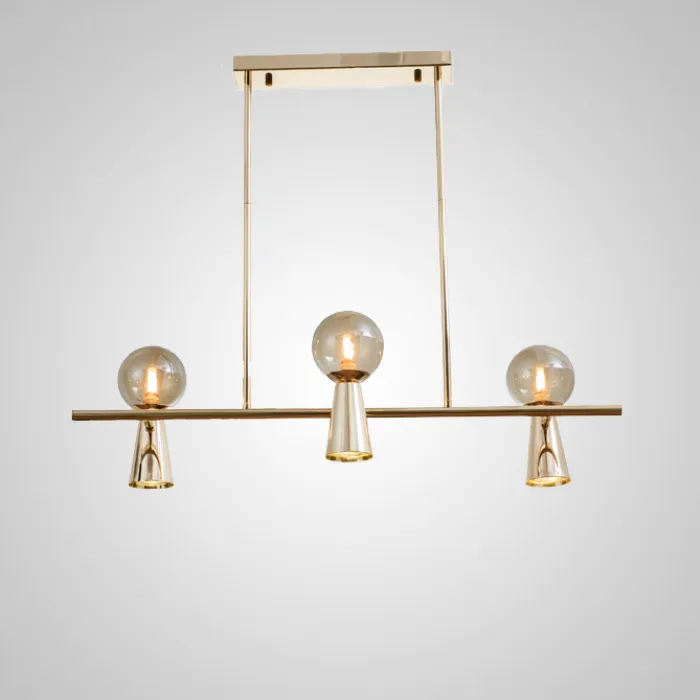 Потолочный светильник ABELINA LONG L6 Gold White от ImperiumLoft