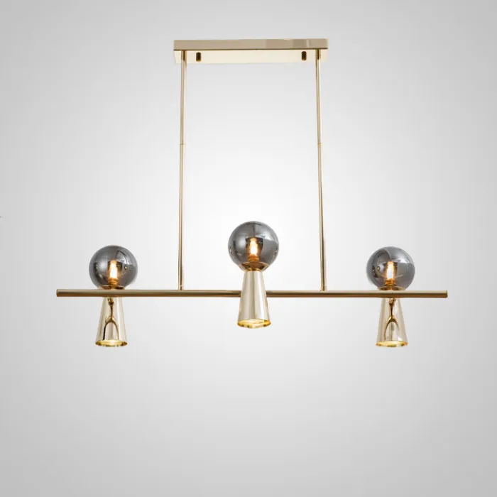 Потолочный светильник ABELINA LONG L6 Gold White от ImperiumLoft