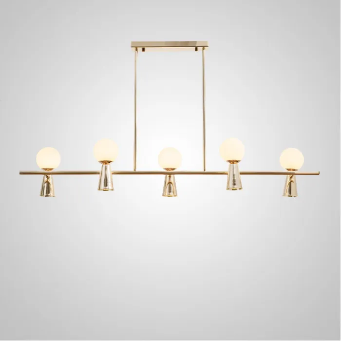 Потолочный светильник ABELINA LONG L6 Gold White от ImperiumLoft