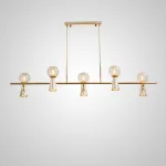 Потолочный светильник ABELINA LONG L6 Gold White от ImperiumLoft