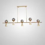 Потолочный светильник ABELINA LONG L6 Gold White от ImperiumLoft