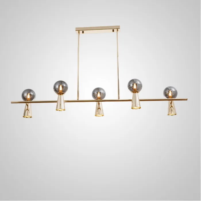 Потолочный светильник ABELINA LONG L6 Gold White от ImperiumLoft