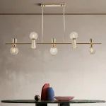 Потолочный светильник ABELINA LONG L6 Gold White от ImperiumLoft