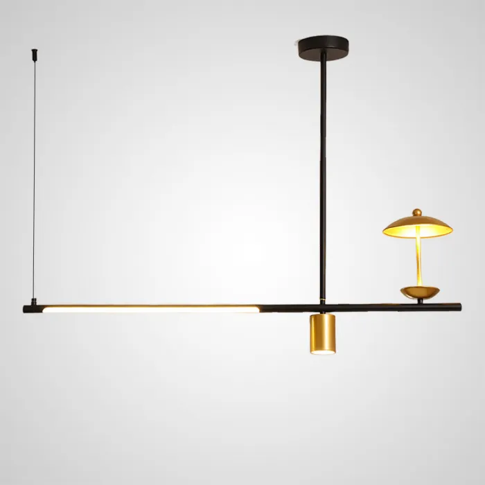 Подвесной светильник HETLEY B L3 Gold Black от ImperiumLoft
