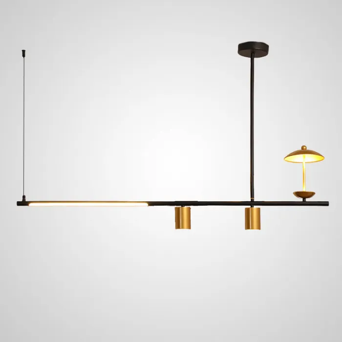 Подвесной светильник HETLEY B L3 Gold Black от ImperiumLoft