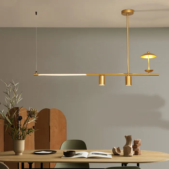 Подвесной светильник HETLEY B L3 Gold Black от ImperiumLoft