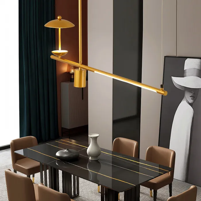 Подвесной светильник HETLEY B L3 Gold Black от ImperiumLoft