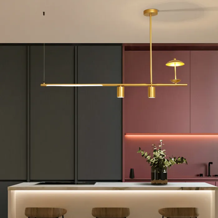 Подвесной светильник HETLEY B L3 Gold Black от ImperiumLoft