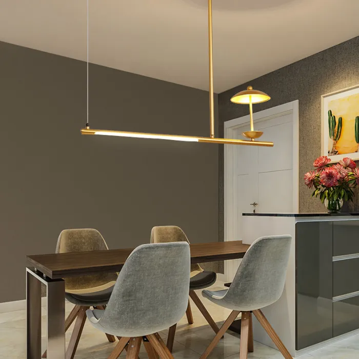 Подвесной светильник HETLEY B L3 Gold Black от ImperiumLoft