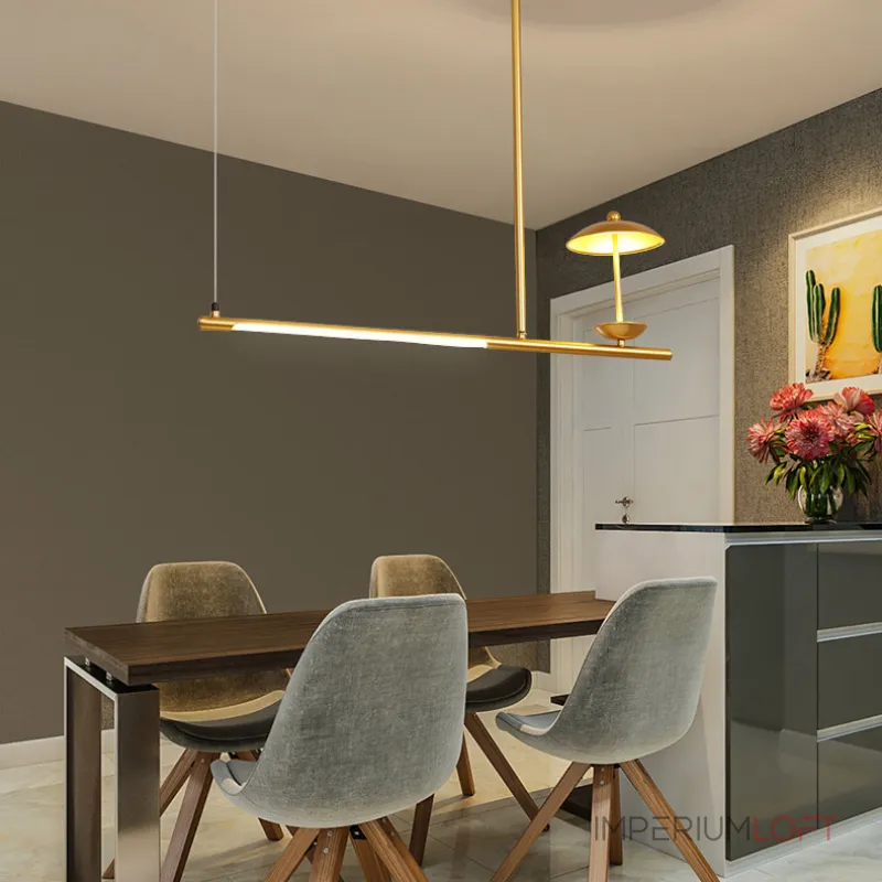 Подвесной светильник HETLEY B L2 Gold Black