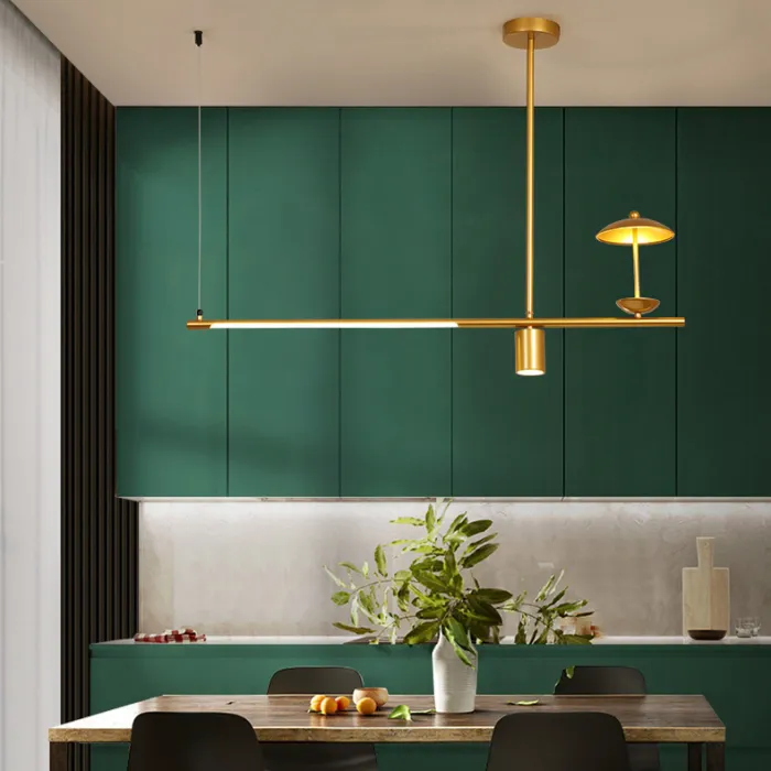 Подвесной светильник HETLEY B L3 Gold Black от ImperiumLoft