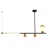 Подвесной светильник HETLEY B L3 Gold Black от ImperiumLoft