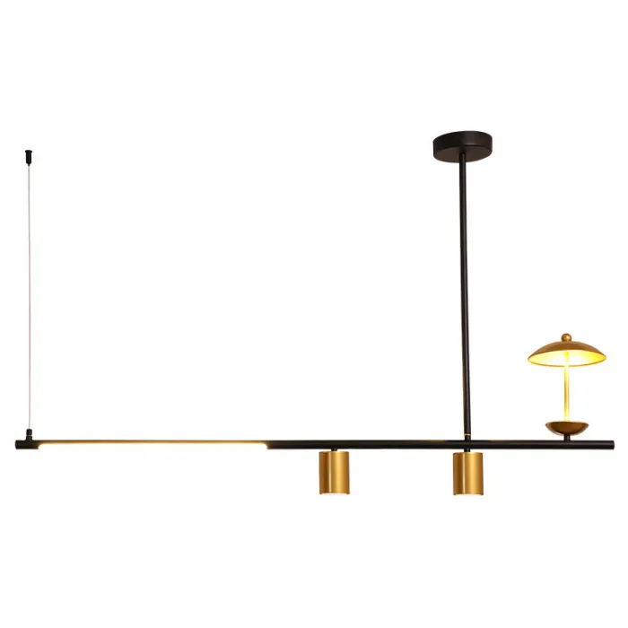 Подвесной светильник HETLEY B L3 Gold Black от ImperiumLoft