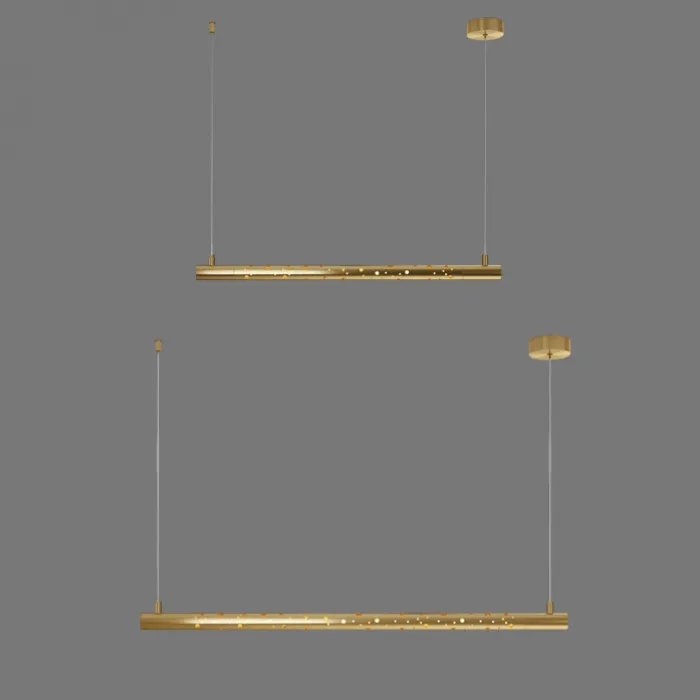 Подвесной светильник ALEKSA L80 Brass от ImperiumLoft