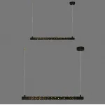Подвесной светильник ALEKSA L80 Brass от ImperiumLoft