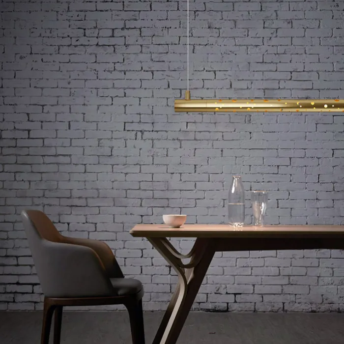 Подвесной светильник ALEKSA L80 Brass от ImperiumLoft