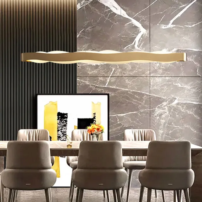 Подвесной светильник MALIKA LONG L140 Black от ImperiumLoft
