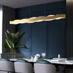 Подвесной светильник MALIKA LONG L140 Black от ImperiumLoft