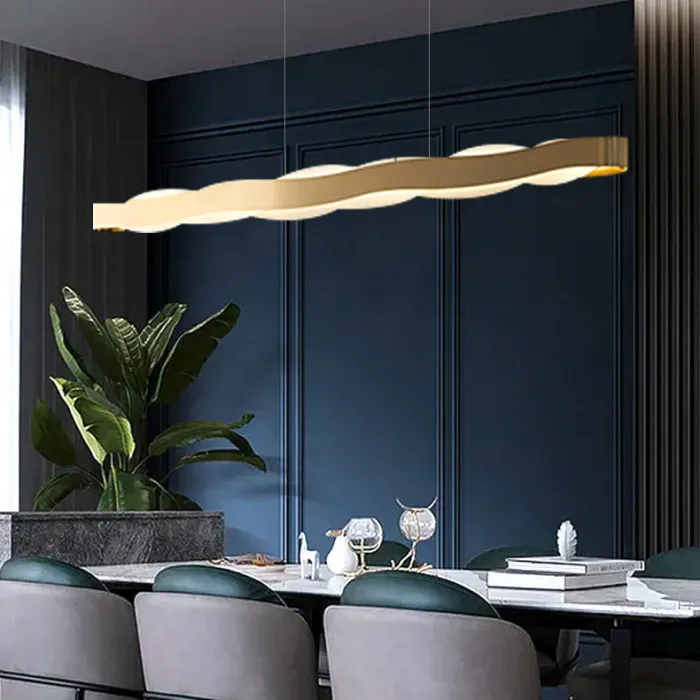 Подвесной светильник MALIKA LONG L140 Black от ImperiumLoft