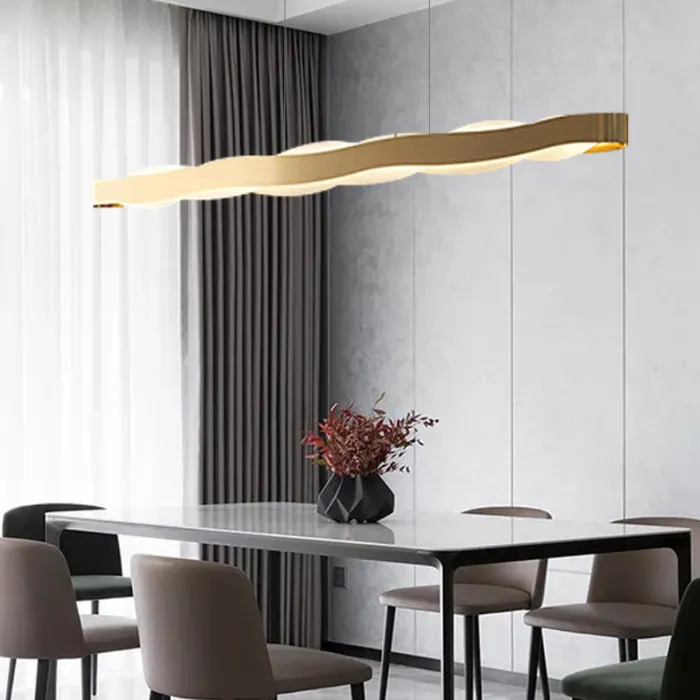 Подвесной светильник MALIKA LONG L140 Black от ImperiumLoft