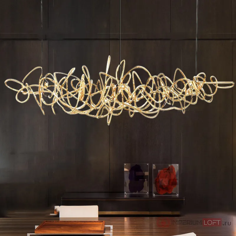 Подвесной светильник COUNTESS L95 Gold от ImperiumLoft