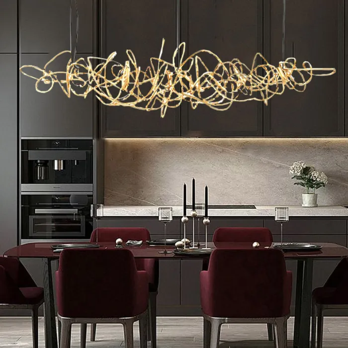 Подвесной светильник COUNTESS L95 Gold от ImperiumLoft