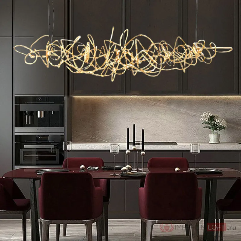 Подвесной светильник COUNTESS L95 Gold от ImperiumLoft