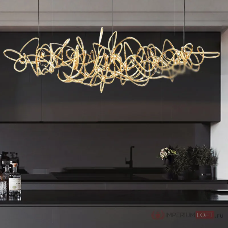 Подвесной светильник COUNTESS L95 Gold от ImperiumLoft