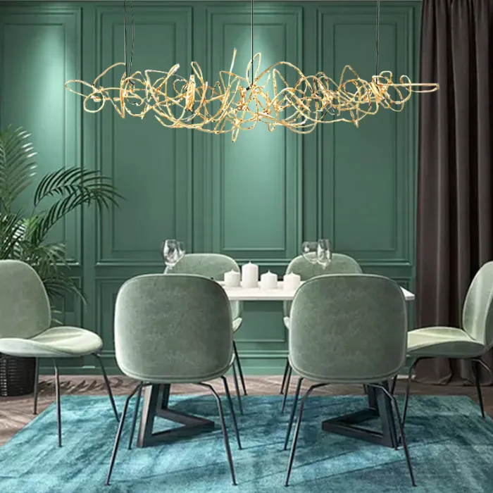 Подвесной светильник COUNTESS L95 Gold от ImperiumLoft