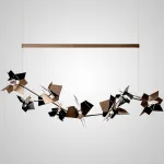 Подвесной светильник BERGAMO L120 Bronze от ImperiumLoft