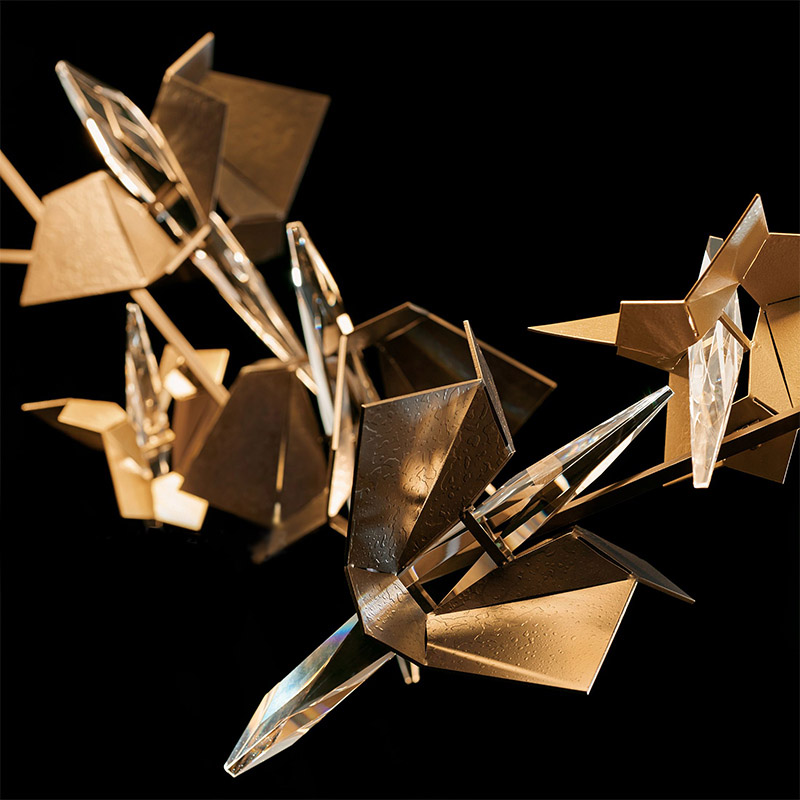 Подвесной светильник BERGAMO L150 Bronze от ImperiumLoft