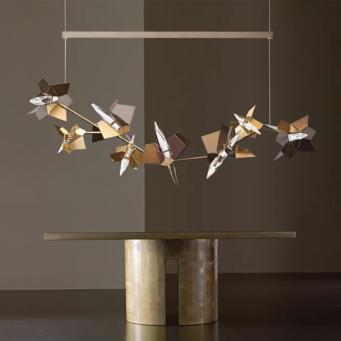 Подвесной светильник BERGAMO L120 Bronze от ImperiumLoft