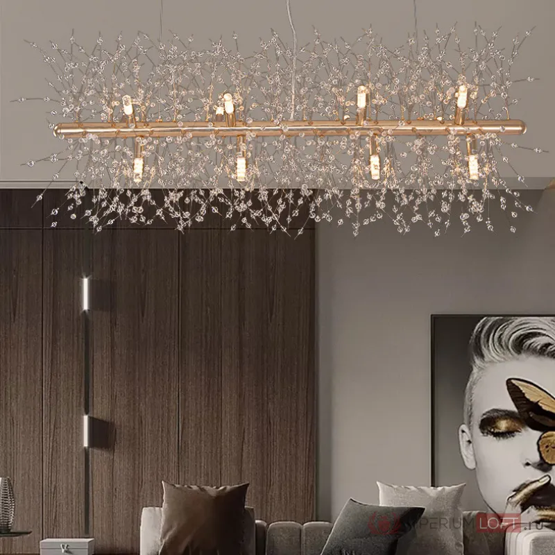 Потолочный светильник ROSALIA LONG L72 Brass от ImperiumLoft