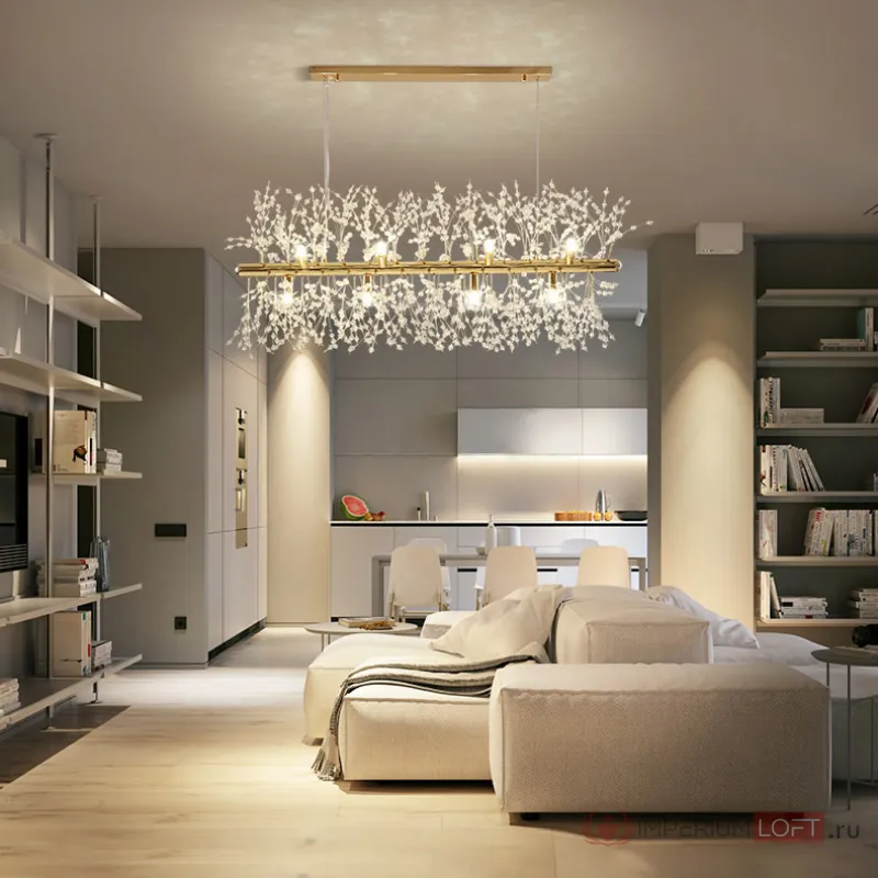 Потолочный светильник ROSALIA LONG L72 Brass от ImperiumLoft
