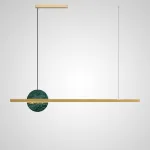 Подвесной светильник ORLAUG L120 Brass Green