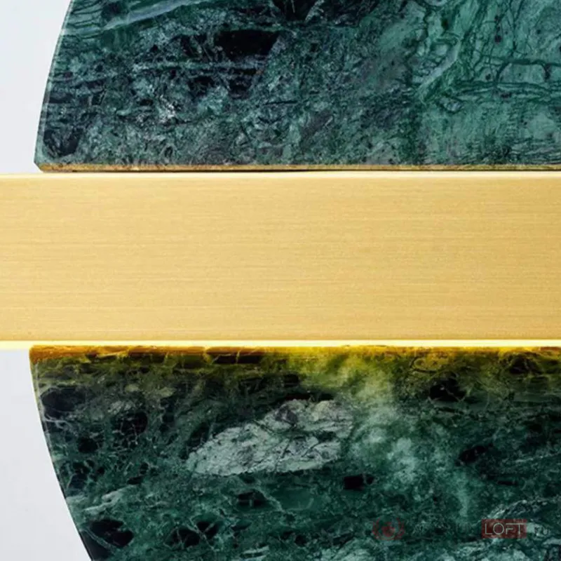Подвесной светильник ORLAUG L102,5 Brass Green от ImperiumLoft