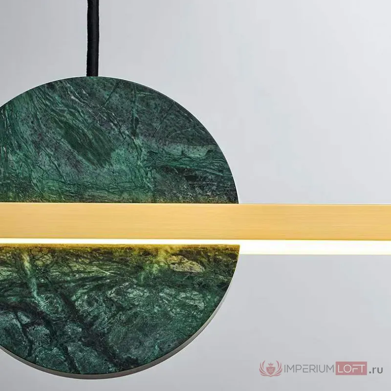 Подвесной светильник ORLAUG L102,5 Brass Green от ImperiumLoft