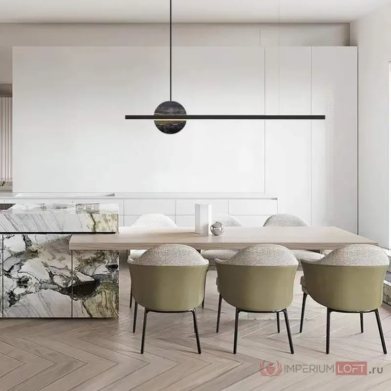 Подвесной светильник ORLAUG L102,5 Brass Green от ImperiumLoft