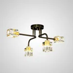 Потолочная люстра MICHAL L4 Brass Black от ImperiumLoft
