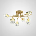 Потолочная люстра MICHAL L4 Brass Black от ImperiumLoft