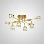 Потолочная люстра MICHAL L4 Brass Black от ImperiumLoft