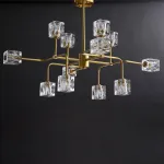 Потолочная люстра MICHAL L4 Brass Black от ImperiumLoft